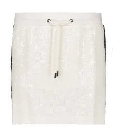 Jupe A Sequins Blancs