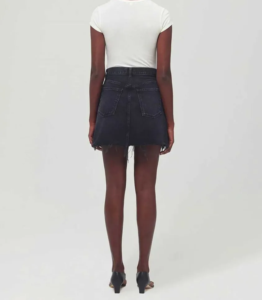 Jupe En Jean Criss Cross Hitchhike