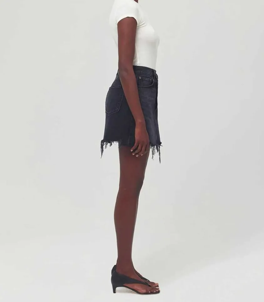 Jupe En Jean Criss Cross Hitchhike