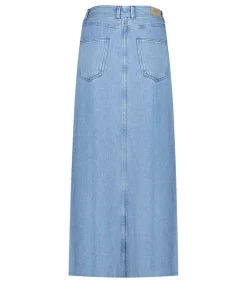 Jupe Longue En Denim Goya Ozone Wash