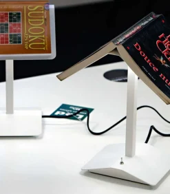 Lampe Design Porte-Livres "Segnalibro" Blanche