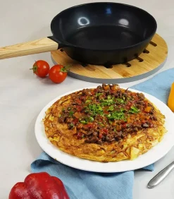 L'Incroyable Poele Anti-Adherente 28 Cm Graphite