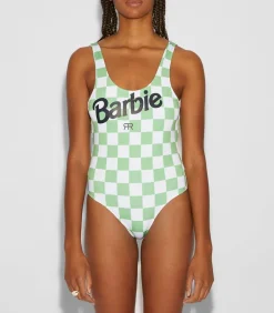 Maillot De Bain Une Piece Parmela Barbie Menthe