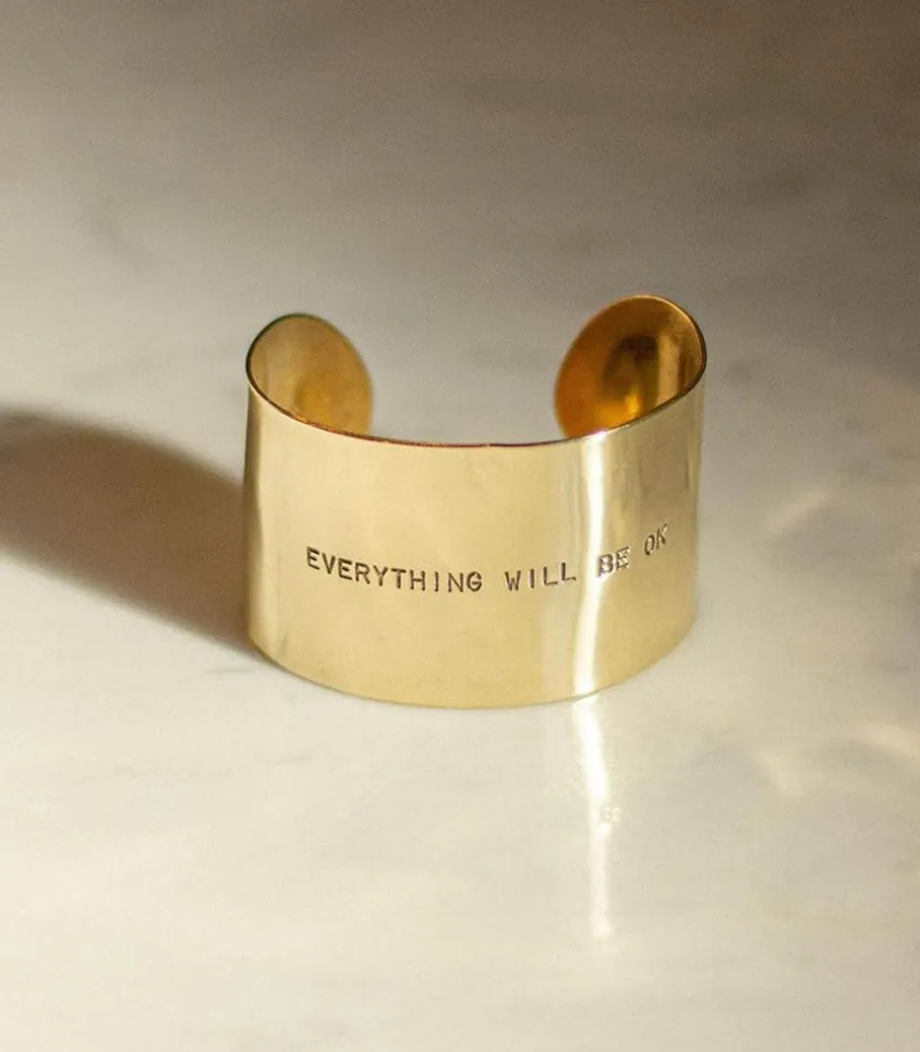 Manchette Gravee Everything Will Be Ok