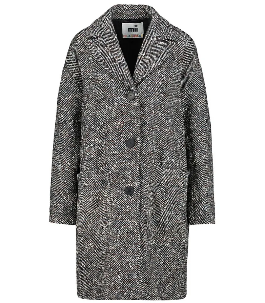 Manteau Milou Bretagne Chevron Black