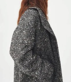 Manteau Milou Bretagne Chevron Black