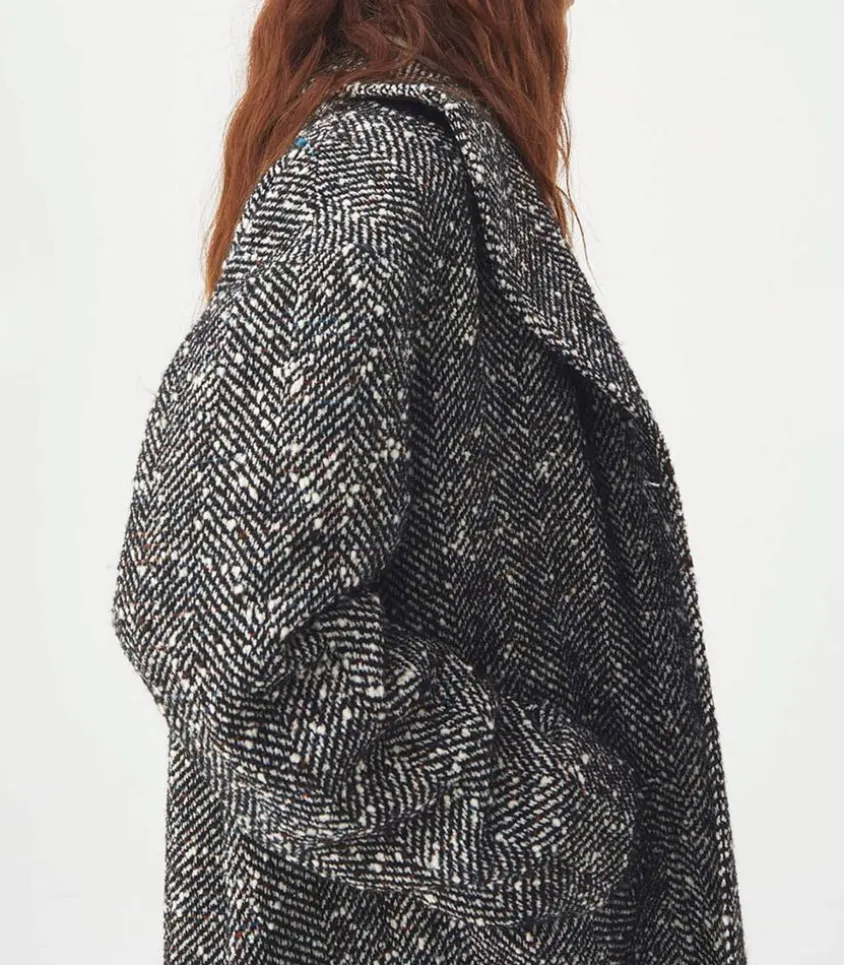Manteau Milou Bretagne Chevron Black