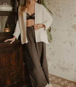 Pantalon Alba Chocolat