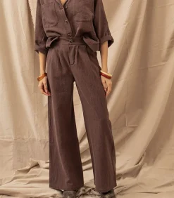 Pantalon Alba Chocolat