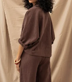 Pantalon Alba Chocolat