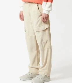 Pantalon Cargo Homme En Denim Terence Ecru