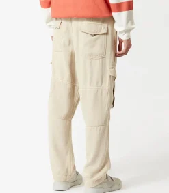 Pantalon Cargo Homme En Denim Terence Ecru