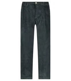 Pantalon En Velours Cotele Fresco Cropped Loose Caviar