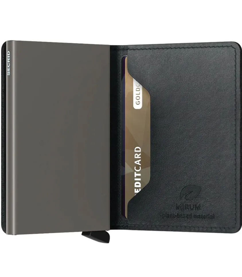 Porte-Carte Miniwallet Mirum Plant-Based Black