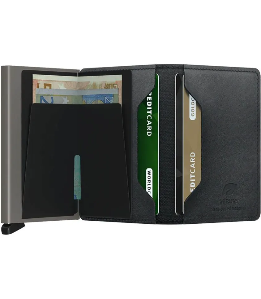 Porte-Carte Slimwallet Mirum Plant-Based Black