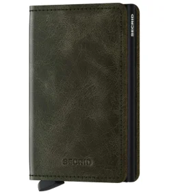 Porte-Carte Slimwallet Vintage Olive Black