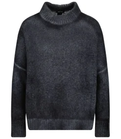 Pull En Cachemire Et Soie Nero