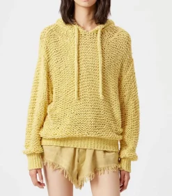Pull Idony A Capuche Yellow