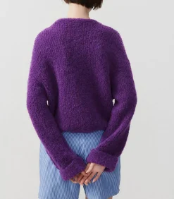 Pull Zolly Aubergine Chine