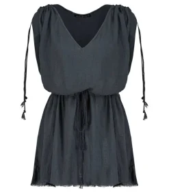 Robe Courte Alexandrie Bleu Nuit