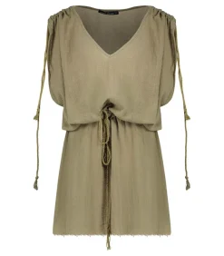 Robe Courte Alexandrie Khaki