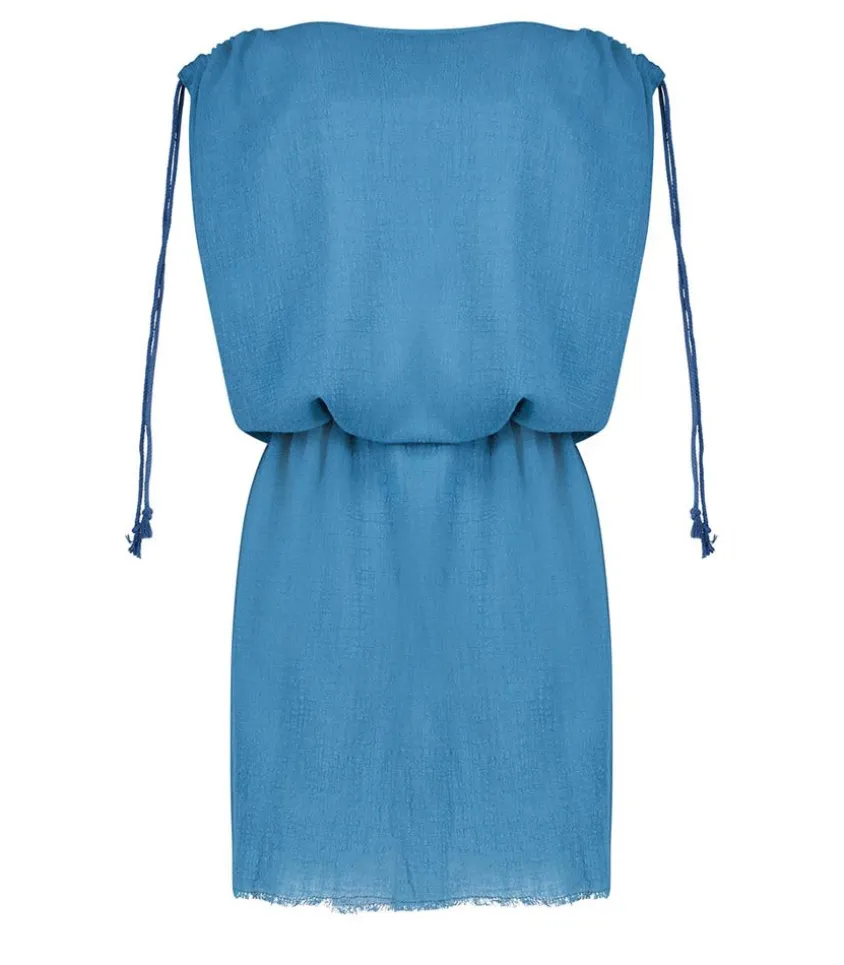 Robe Courte Alexandrie Petrole