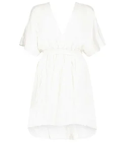 Robe Courte Empire Blanche