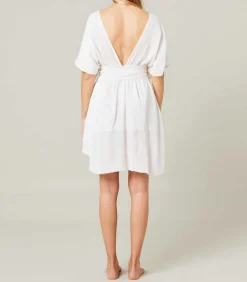 Robe Courte Empire Blanche