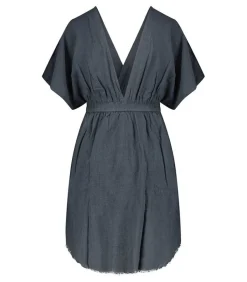 Robe Courte Empire Bleu Marine