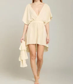 Robe Courte Empire Cream