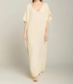 Robe Longue Kaftan Cream