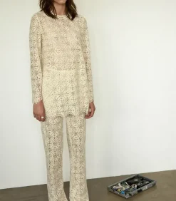 Robe Serge Crochet Lait