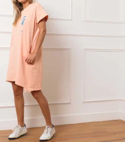 Robe Tee-Shirt Abby Orange X Jane De Boy