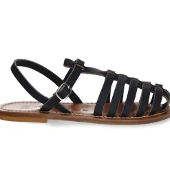 Sandales Adrien Cuir Lisse Marine