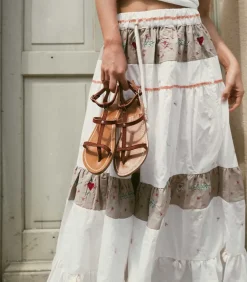 Sandales Antioche Cuir Velours Fisterra