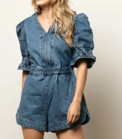 Sandales Epicure Cuir Velours Bleu