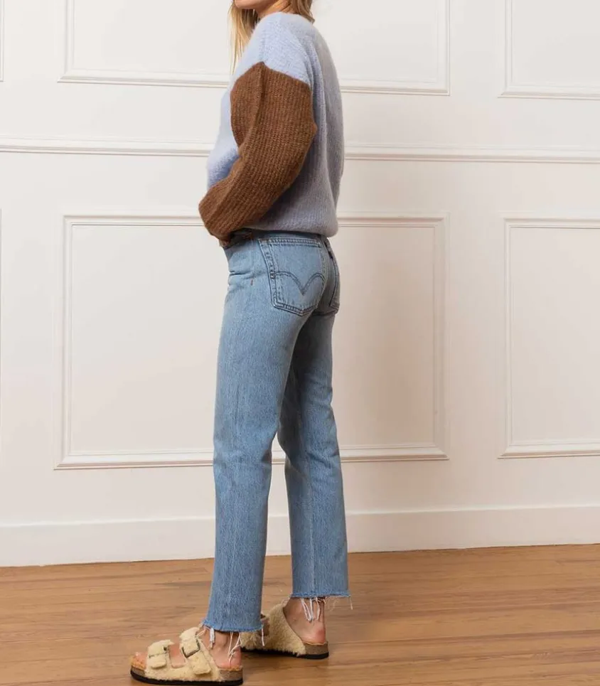 Sandales Shearling Champagne/Camel