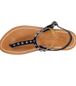 Sandales Valeriepyr Cuir Noir