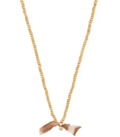 Sautoir Cauri Et Noeud Tie & Dye Encens