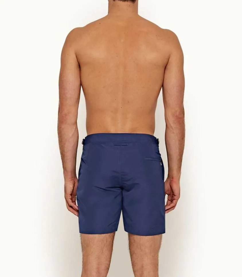 Short De Bain Homme Mi-Long Bulldog Ii Blue Wash