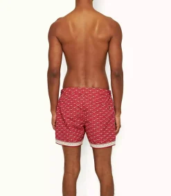 Short De Bain Homme Setter Vermillion Sea Mist Bandana
