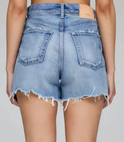 Short En Denim Pelion A Taille Haute