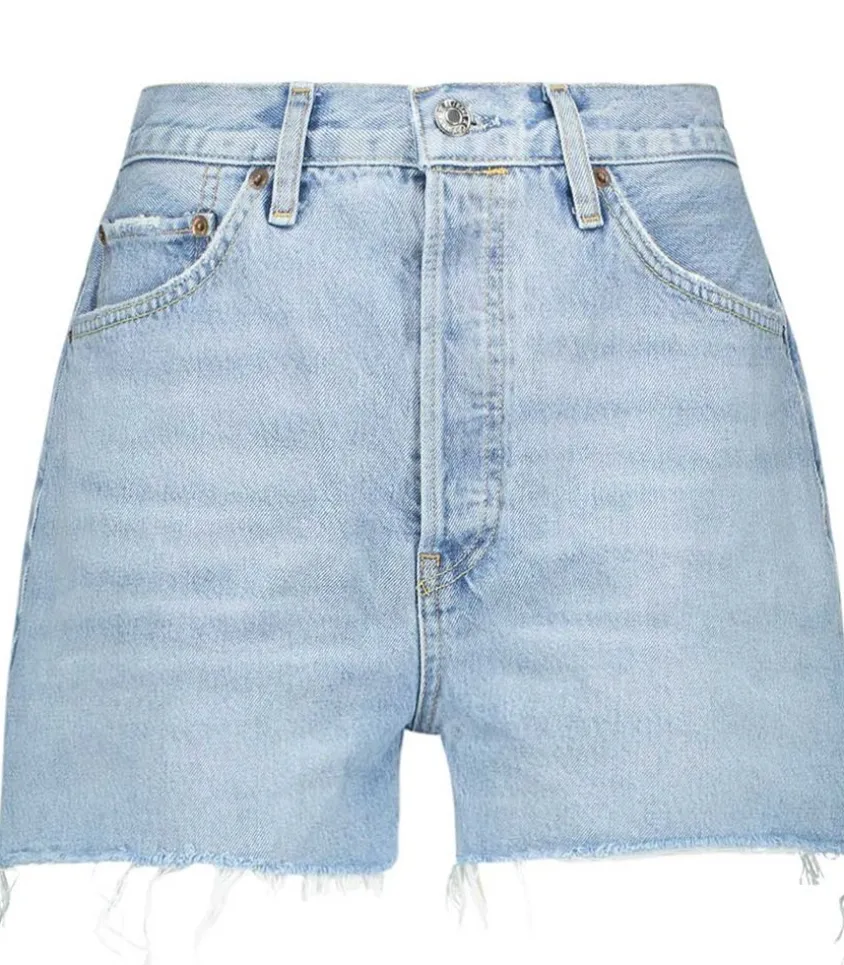 Short En Jean Cutoff Faded Vintage Indigo