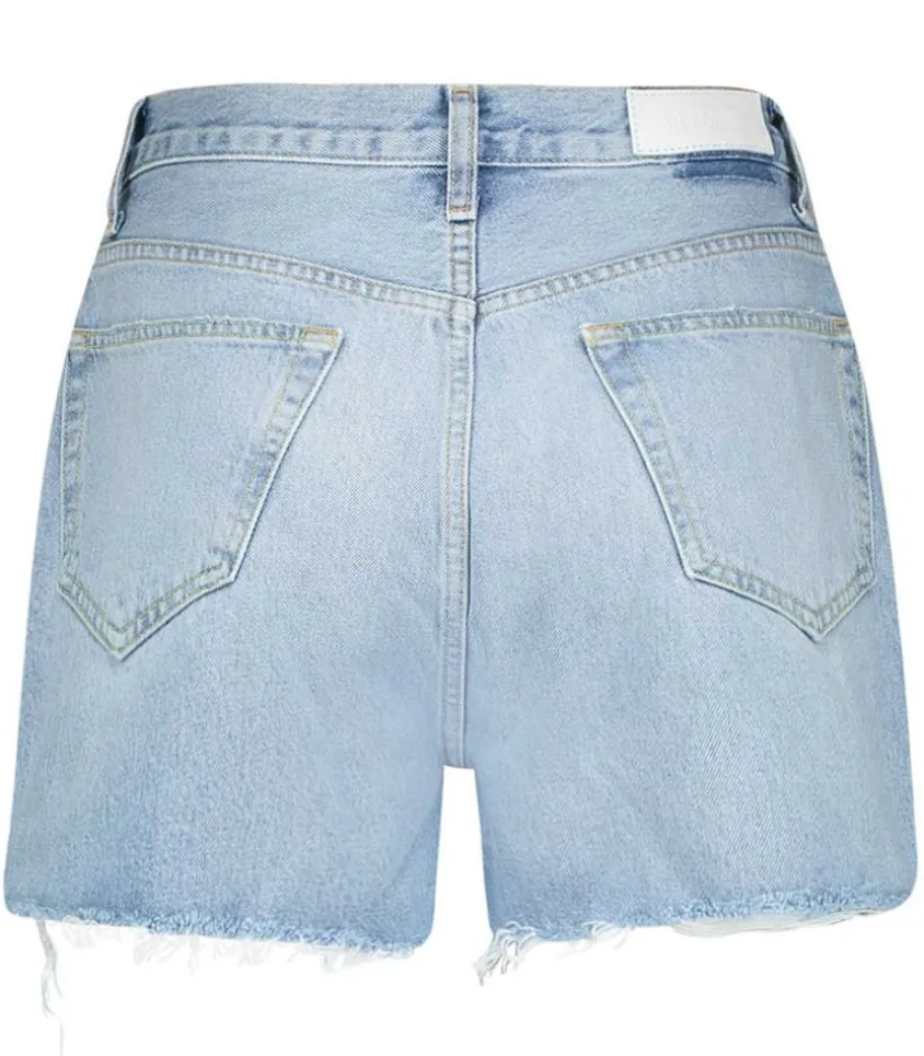 Short En Jean Cutoff Faded Vintage Indigo