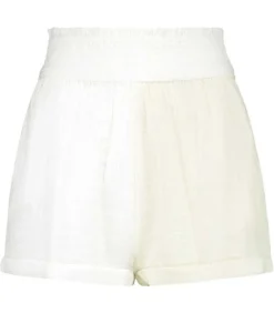 Short Paperbag Adrian Gaze De Coton Soft White/Natural