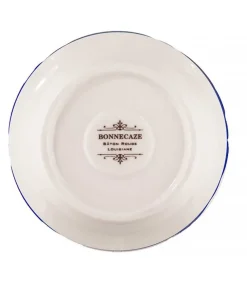 Soucoupe 3F En Porcelaine A Lignes