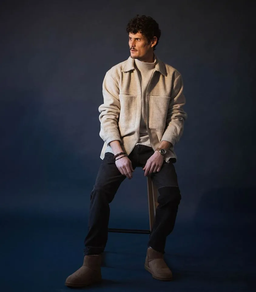 Sweat-Shirt Homme Clark Light Grey