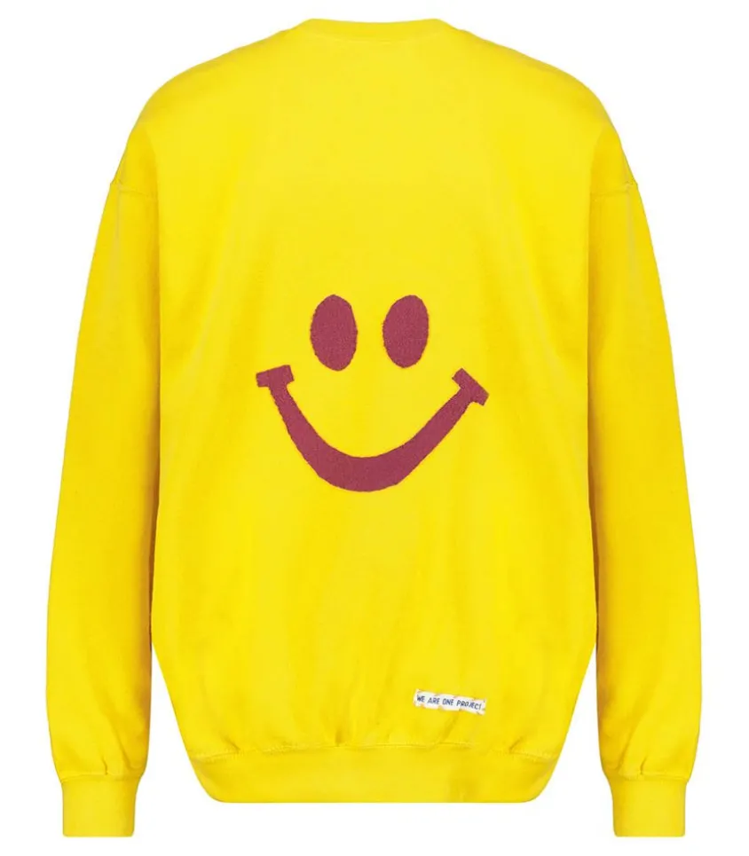 Sweat-Shirt Vintage Smile Joy X Jane De Boy Jaune