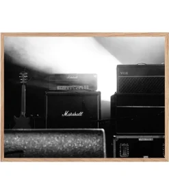 Tableau Avec Cadre "Sound Light" 60X80Cm