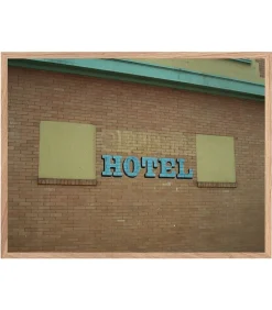 Tableau Avec Cadre "Welcome" 60X80Cm